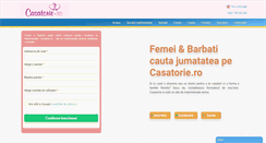 Desktop Screenshot of casatorie.ro